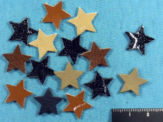 楽天市場 皮モチーフ 星 ベーシックカラーセット 手芸ナカムラ