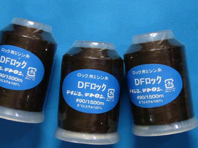 ミシン糸　ロックミシン糸　詰め合わせ　まとめ売り　グレー　ベージュ　青　茶 ロックミシン用糸 グレー｜ミシン生活