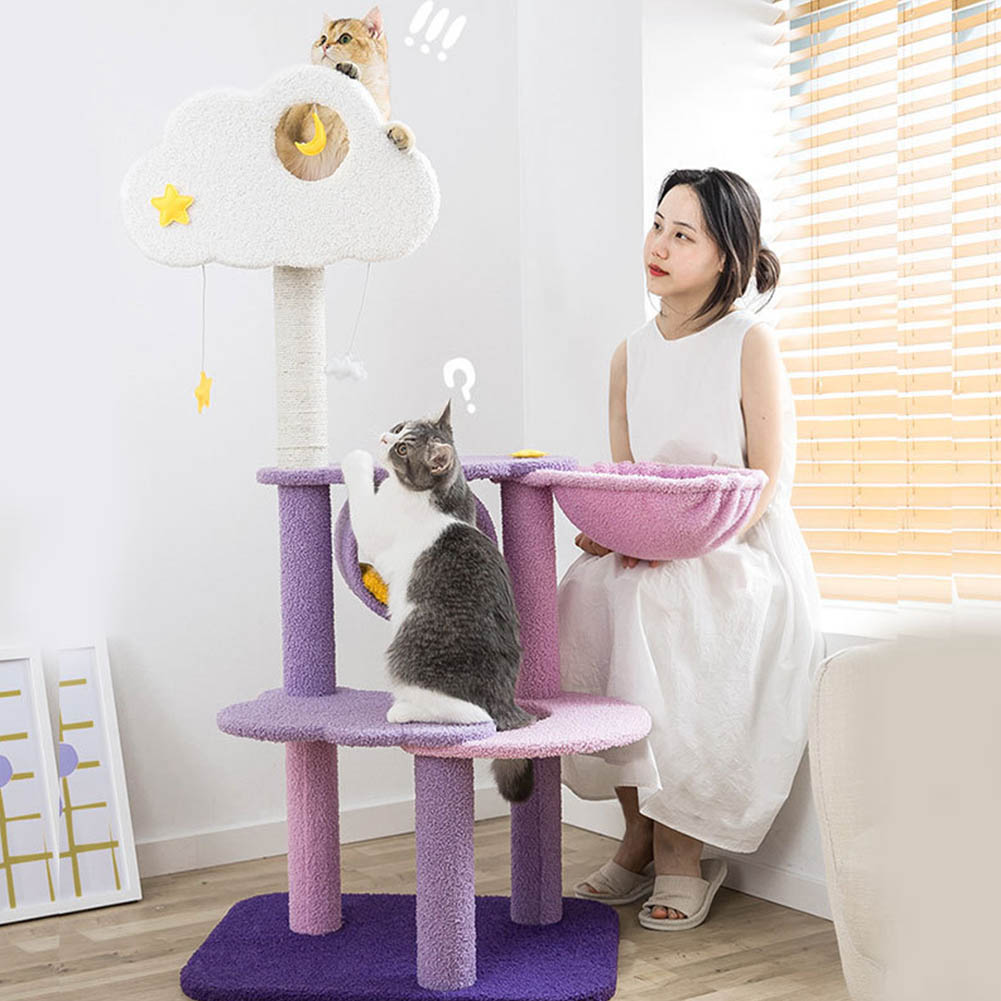 ご予約品 キャットタワー 据え置き型 猫 爪研ぎ 165cm ienomat.com.br