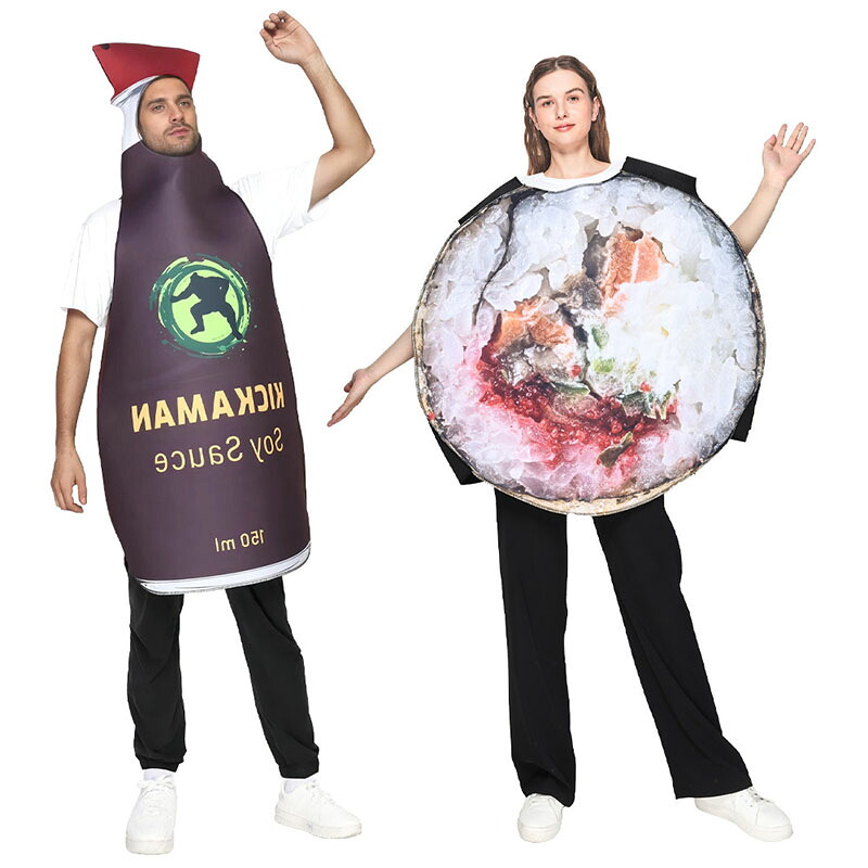 【楽天市場】寿司と醤油大人用コスチューム ハロウィン コスチューム 面白い食べ物 コスプレ 衣装 仮装 おもしろい おもしろ コスチューム ...