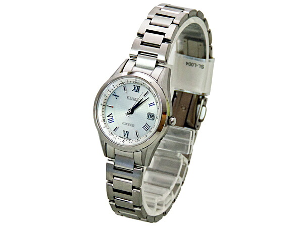 【貨物輸送込み】【相応う】【置き目品】【CITIZEN EXCEED(シチズン エクシード) ES9370-62A】世界一時停止電磁波ウォッチ ダイレクトフライト スーパーチタニウムレディース
