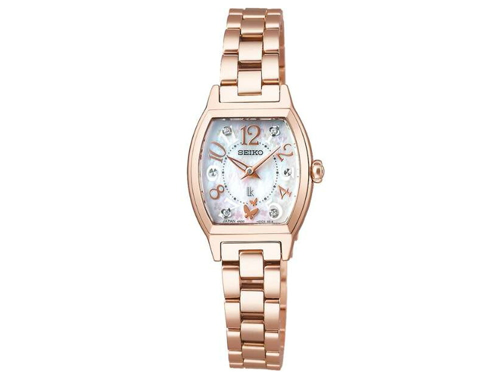 【貨物輸送無料】【相応う】【置き目品】SEIKO LUKIA(セイコールキア)30周年不死化 LUKIA Happy Collection edenworks 協調主義制限事項青写真 SSWA014 石英 レディースウォッチ
