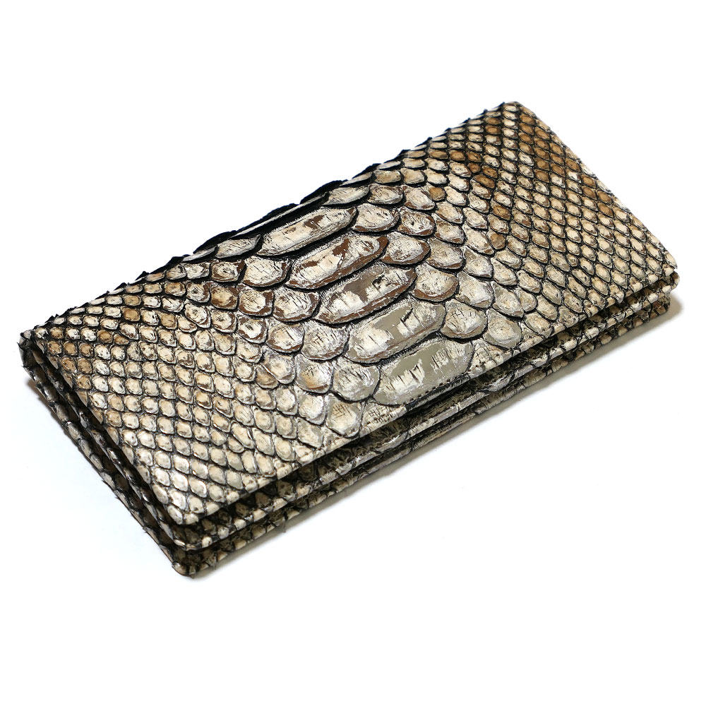 楽天市場】メンズ レディース パイソン 長財布 モラレス 蛇 ヘビ マチ