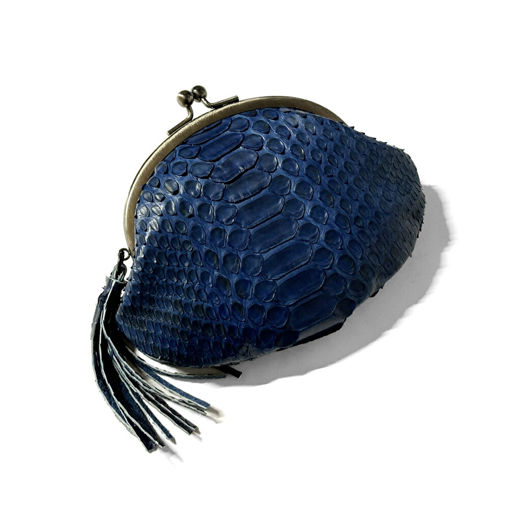 楽天市場】がま口 口金 がま口財布 レディース メンズ 本革 パイソン