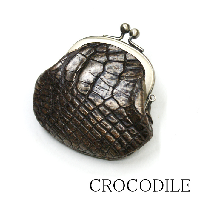 楽天市場】がま口 長財布 レディース がま口財布 クロコダイル