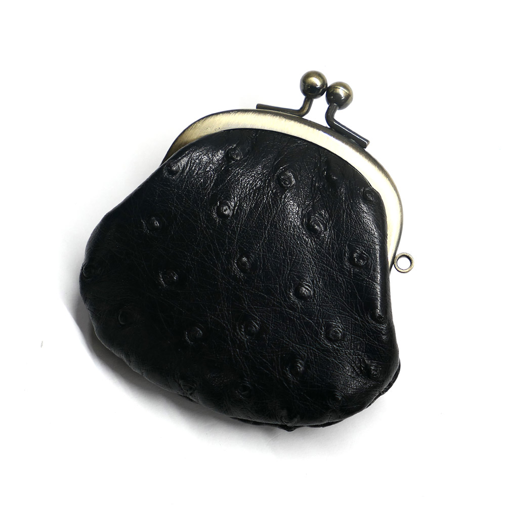 保存版 楽天市場 コインケース がま口 レディース メンズ コンパクト ミニがま Mini 小さい 小銭入れ がま口財布 駝鳥革 オーストリッチレザー 本革 レザー 財布 日本製 黒 ブラック オリジナルパースナカムラ 珍しい Www Consulacam Marseille Fr