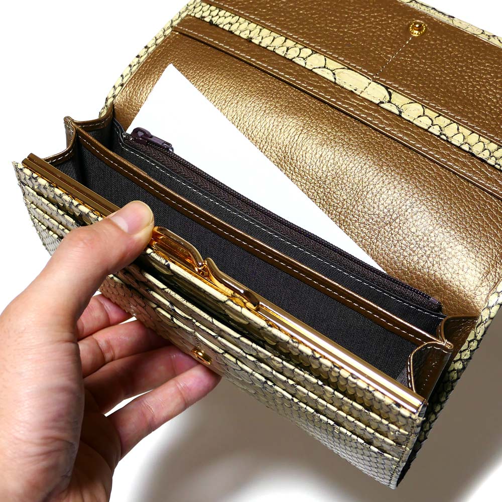 長財布 がま口財布 がま口 かぶせ レディース メンズ財布 本革 パイソン ヘビ革 ゼブラ ベージュ 蛇革財布 2 オリジナルパースナカムラ 送料無料 日本製 がま口 長財布 レディース財布 口金 ガマ口財布 サイフ 本革 パイソン革 蛇革 へび革 レザー 大容量 長財布 がま口財布 がま口 かぶせ レディース メンズ財布 本革 パイソン ヘビ革 ゼブラ ベージュ 蛇革財布 2 オリジナルパースナカムラ 送料無料 日本製 がま口 長財布 レディース財布 口金 ガマ口財布 サイフ 本革 パイソン革 蛇革 へび革 レザー 大容量