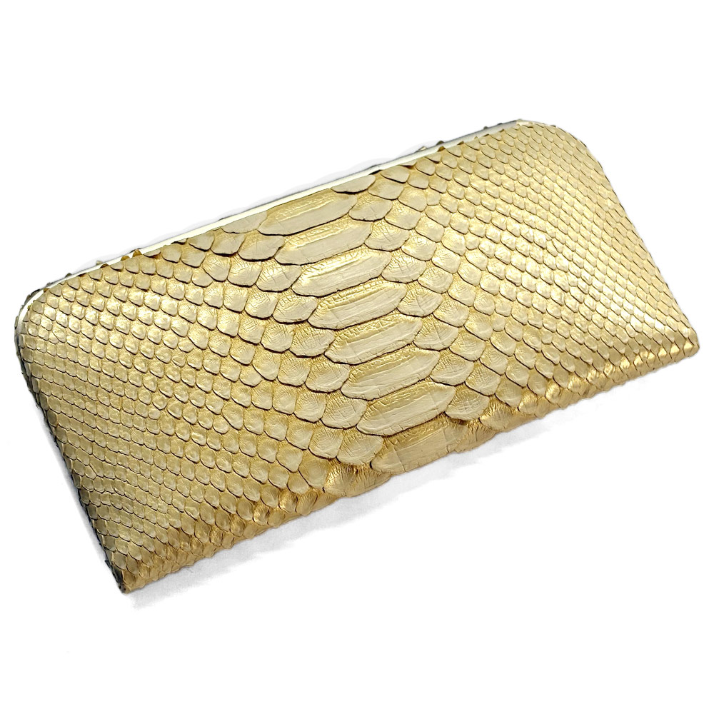 楽天市場】パイソン 長財布 万能タイプ / 本革 パイソン革 ヘビ革