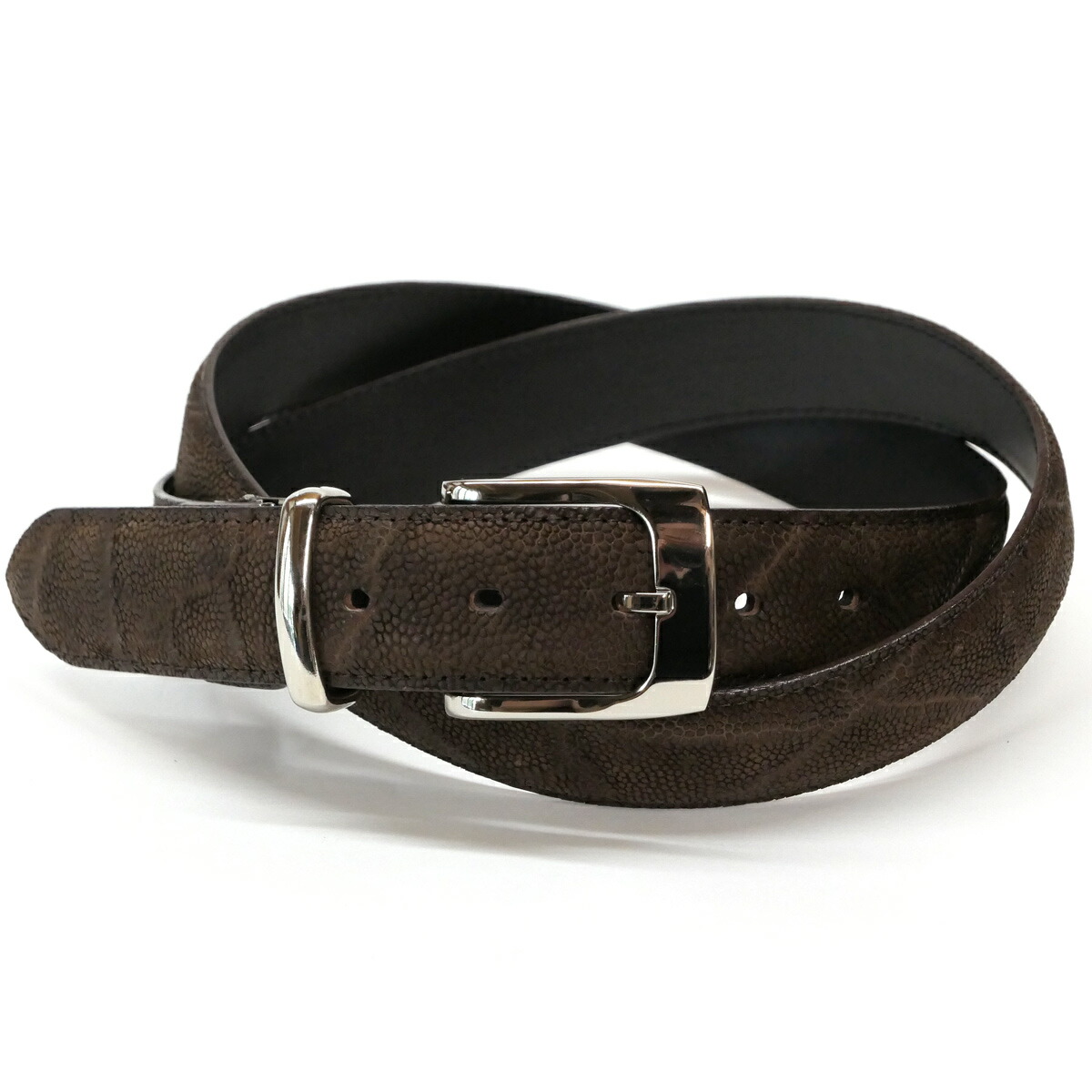 楽天市場】ベルト エレファントレザー 象 本革 牛革 メンズ レディース