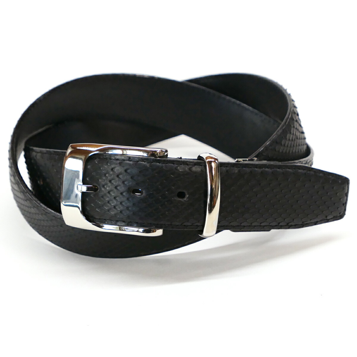 楽天市場】ベルト レザーベルト 本革ベルト 4cm幅 パイソン革 ヘビ革