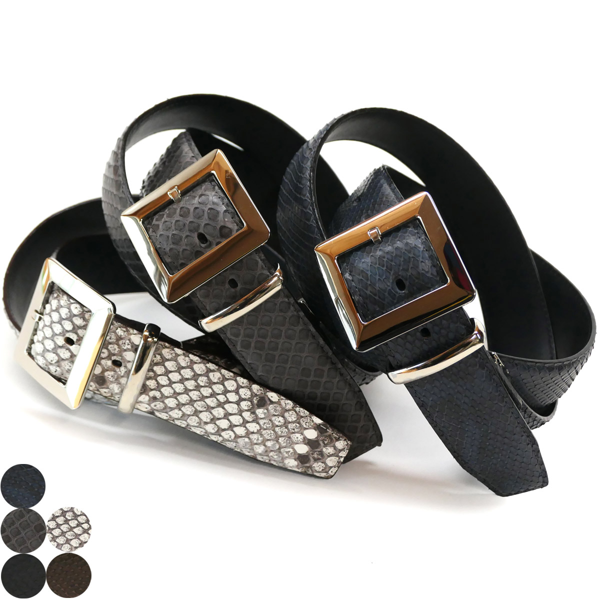 楽天市場】ベルト 本革 モラレス パイソン ヘビ 蛇 へび 牛革 3.5cm