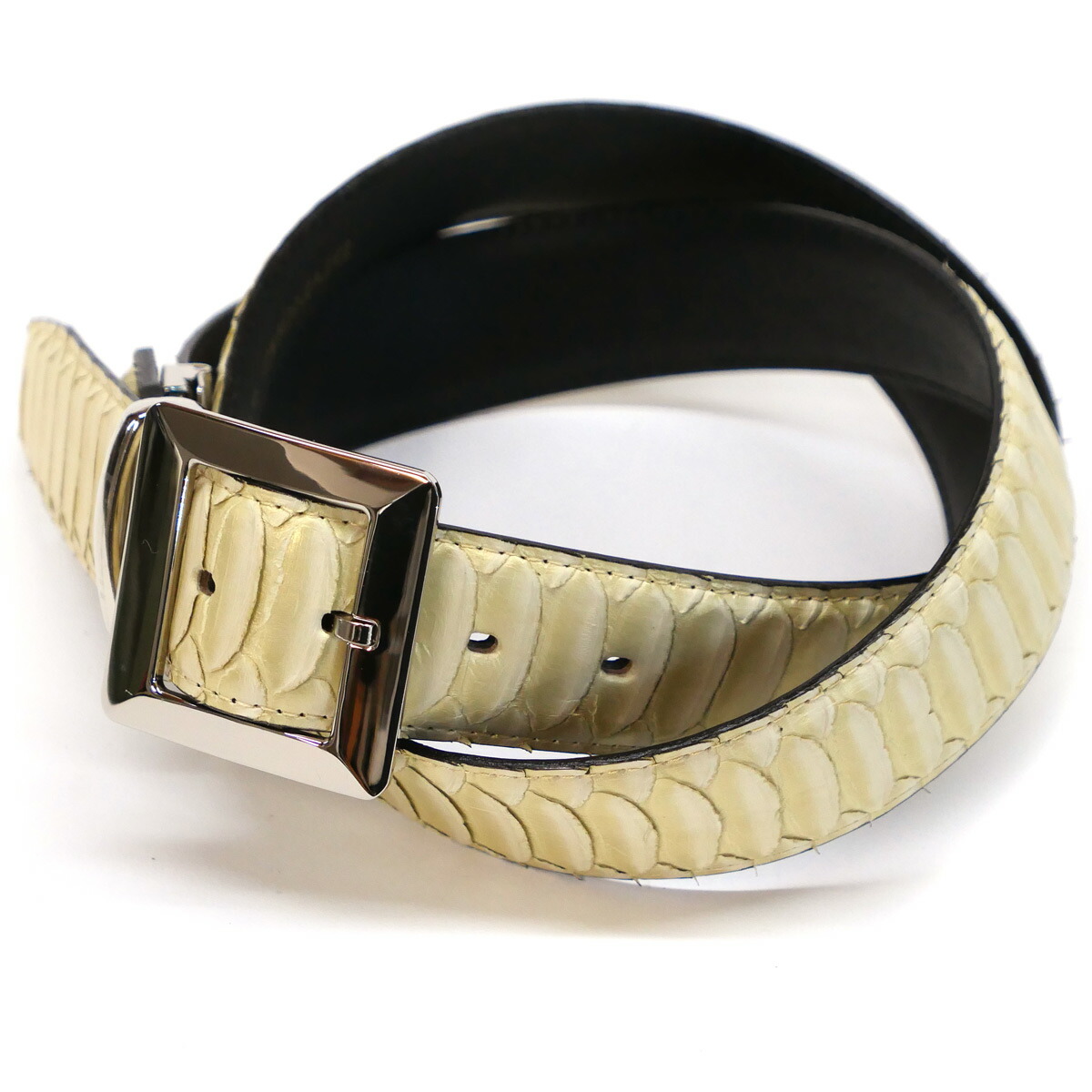 楽天市場】ベルト レディース 本革 4cm幅 パイソン革 ヘビ革 栃木