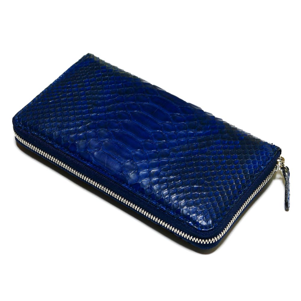 楽天市場】長財布 ラウンドファスナー ヒポポタマス カバ革 藍染