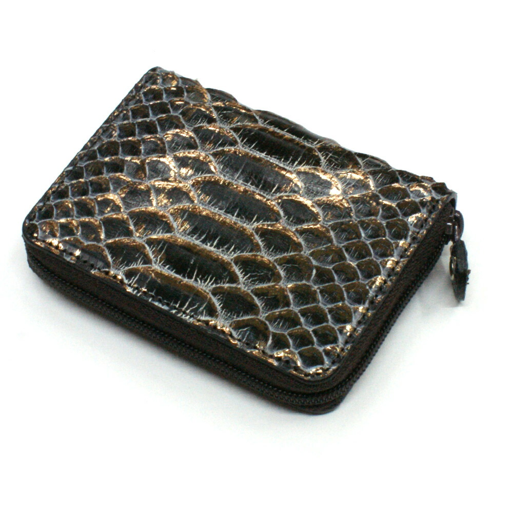 楽天市場】蛇革財布 パイソン ヘビ革 本革 財布 札入れ 封筒型