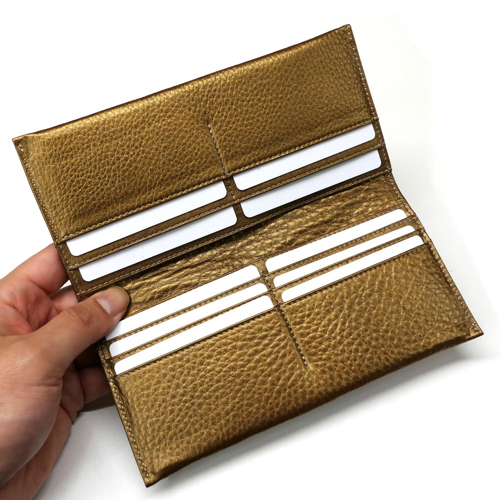 おしゃれ の牛革 長財布 レディース 全４色バッグ 小物 ブランド雑貨 ギャルソンウォレット マチ無し メンズ 財布 メンズ財布 小銭入れ無し 本革 サイフ 本革 全４色 オリジナルパースナカムラ長財布 薄型 束入 長札 牛 革 レザー マチなし 小銭入れなし 本革長財布