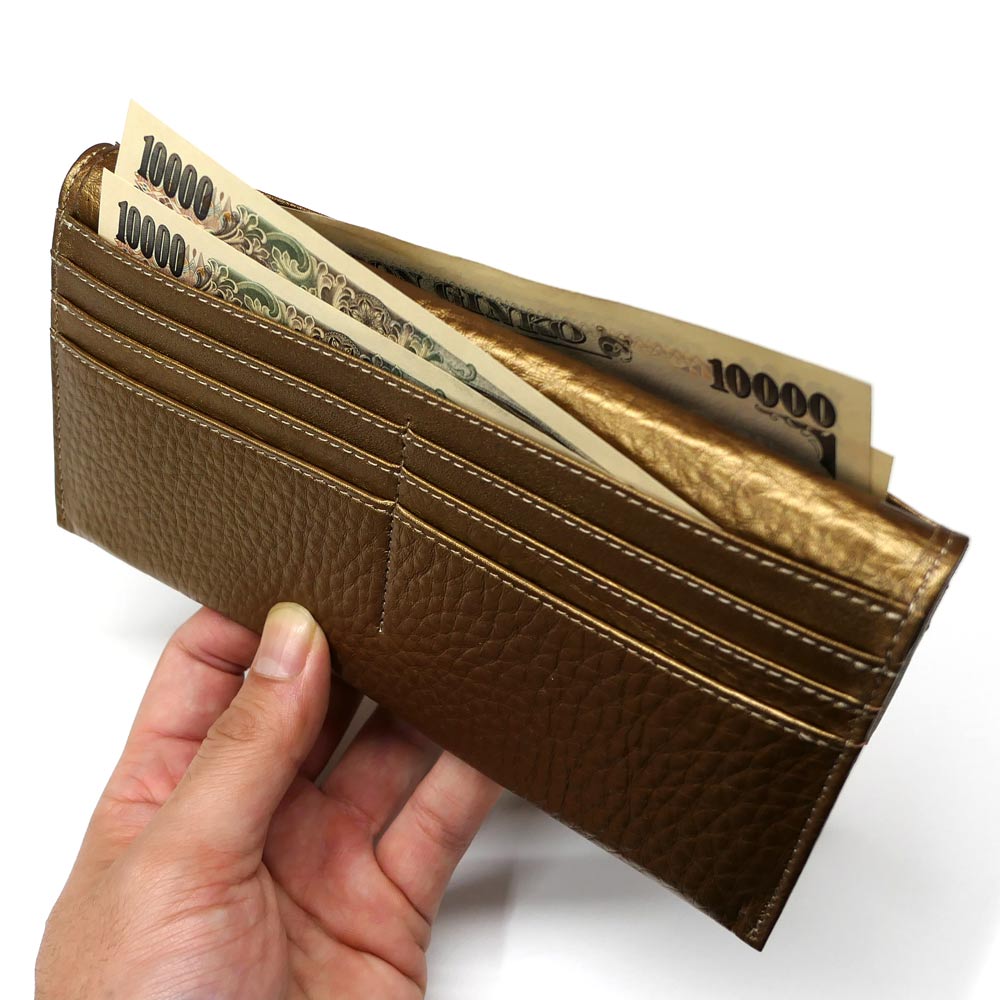 おしゃれ の牛革 長財布 レディース 全４色バッグ 小物 ブランド雑貨 ギャルソンウォレット マチ無し メンズ 財布 メンズ財布 小銭入れ無し 本革 サイフ 本革 全４色 オリジナルパースナカムラ長財布 薄型 束入 長札 牛 革 レザー マチなし 小銭入れなし 本革長財布