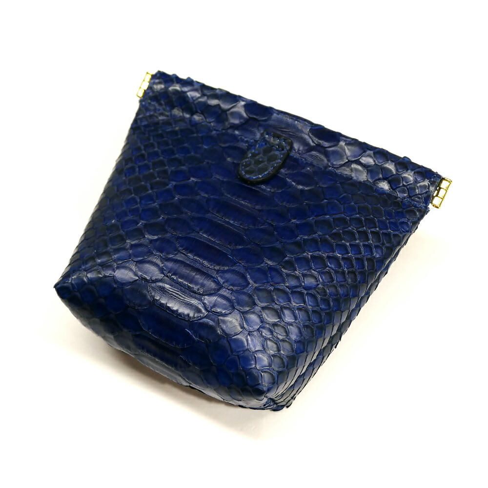 楽天市場】バネ口140 ポーチ 小物入れ マルチケース マチ付 本革