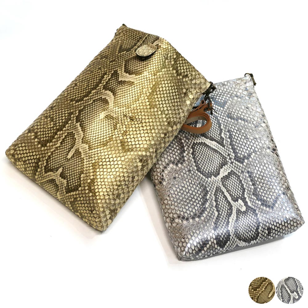 楽天市場】バネ口140 ポーチ 小物入れ マルチケース マチ付 本革