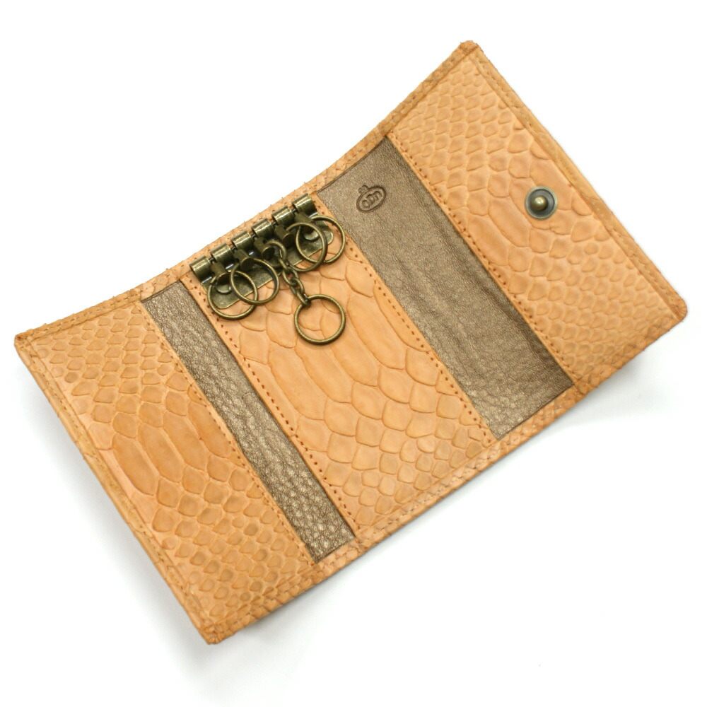 楽天市場】キーケース キーホルダー パイソン 蛇革 ヘビ革 ラウンド