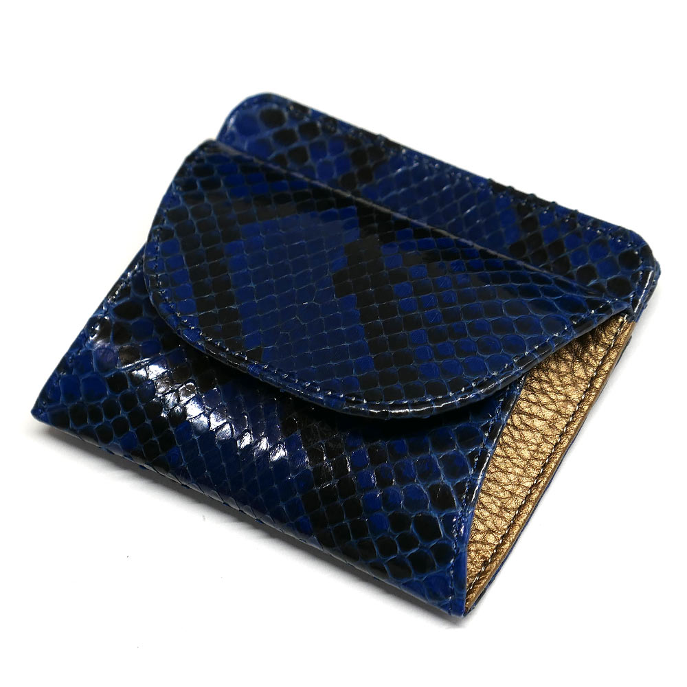 楽天市場】パイソン 財布 ヘビ革 本革 札入れ 封筒型 ボックス小銭入れ