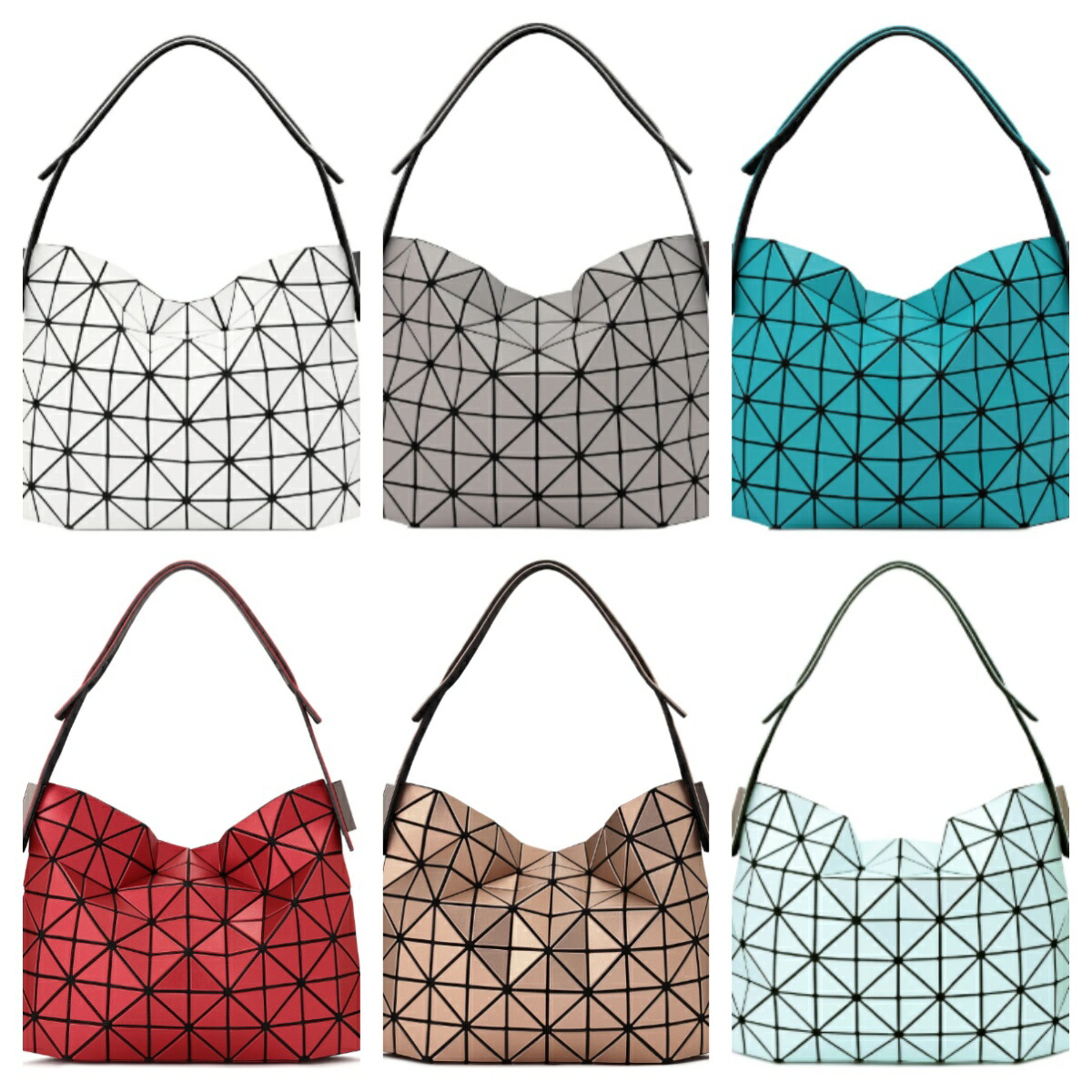 バオバオイッセイミヤケ クラッチバッグ ハンドバッグ お洒落 マルチカラー ISSEY MIYAKE 中古 イッセイ ミヤケ クラッチバッグ ユニ