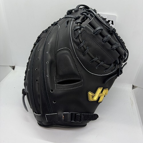 ハタケヤマ 甲斐拓也 選手仕様 M８型 軟式キャッチャーミット Bバック 【湯もみ＆送料無】ブラック