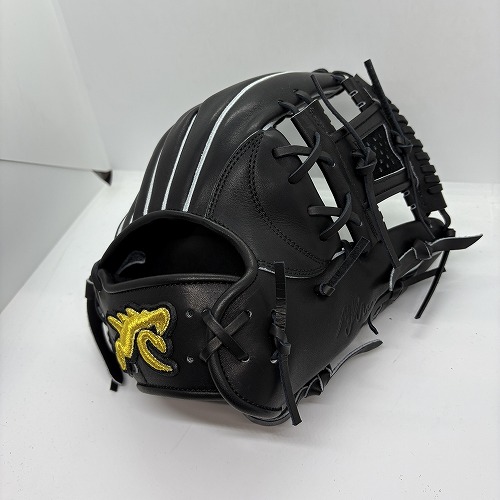 RYU 硬式内野手手用 G502型 黒いこと 右投げ 【型付け、貨物輸送無料】