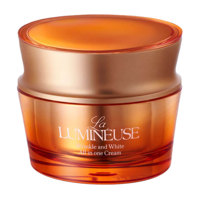 【最大1000円引クーポン4/14 9:59迄】La LUMINEUSE ラ・ルミニューズ リンクル＆ホワイトAIOクリーム 50g (医薬部外品)