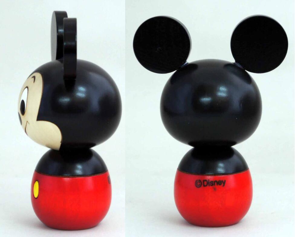 即日発送 あす楽 Mickey 卯三郎こけし コケシ Disney かわいい 卯三郎 キャラクターこけし ミッキー ミッキーマウス ディズニー こけし 日本製 No12 1