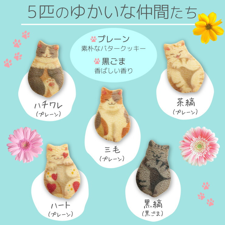 今だけレビューの特典あり】猫 お菓子 クッキー ねこさんクッキー ( 10