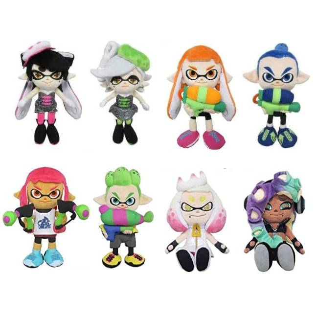 スプラトゥーン サンリオ　ぬいぐるみ　ヒメ　イイダ　ぬいぐるみ　2個セット 596466729.jpg?1551687667