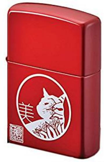 本多豊国 見返り美人 レッド ねこzippoシリーズ ペア 本多豊国 国内正規品 アニメ 人気 ライター ライター ジッポ ライター オイル オシャレ なかのふぁくとりー 店