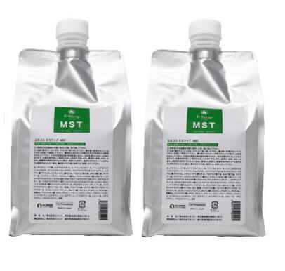 【安心保障付き】エルコス（ELLCOS） Eセラップ MST（旧 パワーモイスチャー＋）1000g（1kg）詰替え用（レフィル）2個セット ヘアケア シャンプー トリートメント カラーバター セラップ 正規品 正規代理店 送料無料 2023