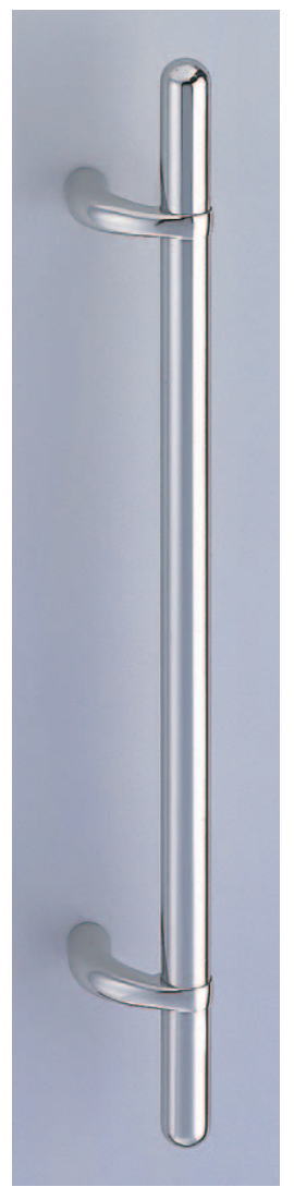 ステンカプセル取手（両面用）φ27.2 全長600mm【取っ手】【扉】【玄関】【取手】【把手】【ロングハンドル】【ドアハンドル】【ヒンジ扉】【ガラスドア】【金具】【金物】【引手】【テンパー】【バーハンドル】【ドアノブ】【取替え】【出入口】【DIY】　【認証】｜窓工房　ナカサ