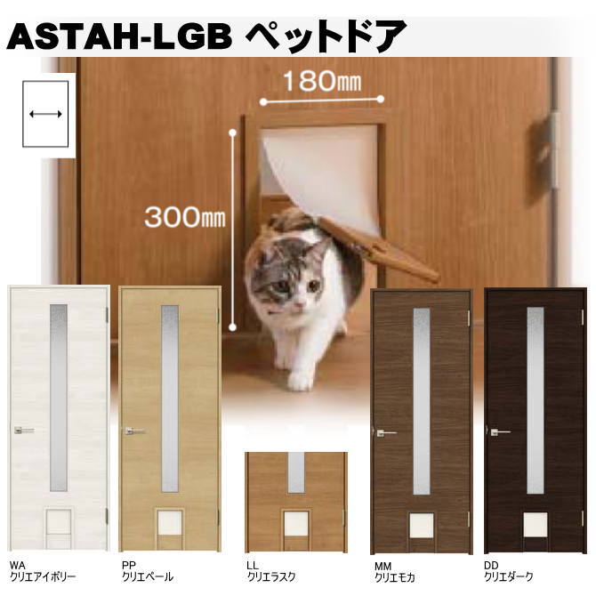 ペットドア 目隠し Astah Lgb 機能付ドア Lixil バリカー ラシッサs ガラスタイプ取替えドア 枠付ドア リクシル 二重窓 建具 Tostem Lixil 扉 日曜大工 Diy 室内扉 リフォーム 交換 犬猫 室内用ドア Door 窓工房 ナカサ ドアを閉めていてもペットが自由に出入りできる