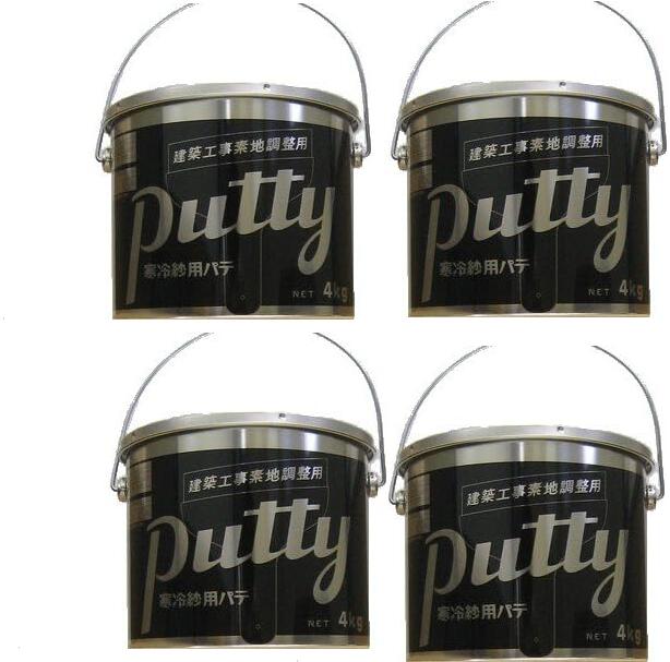 メーコー 寒冷紗用パテ 16kg (4kg&times;4缶/1箱) 内部用 仕上げ専用パテ 壁・天井用 お得なセット販売！高性能で作業性抜群！同等品比較もおすすめ！｜クラフトメイト店