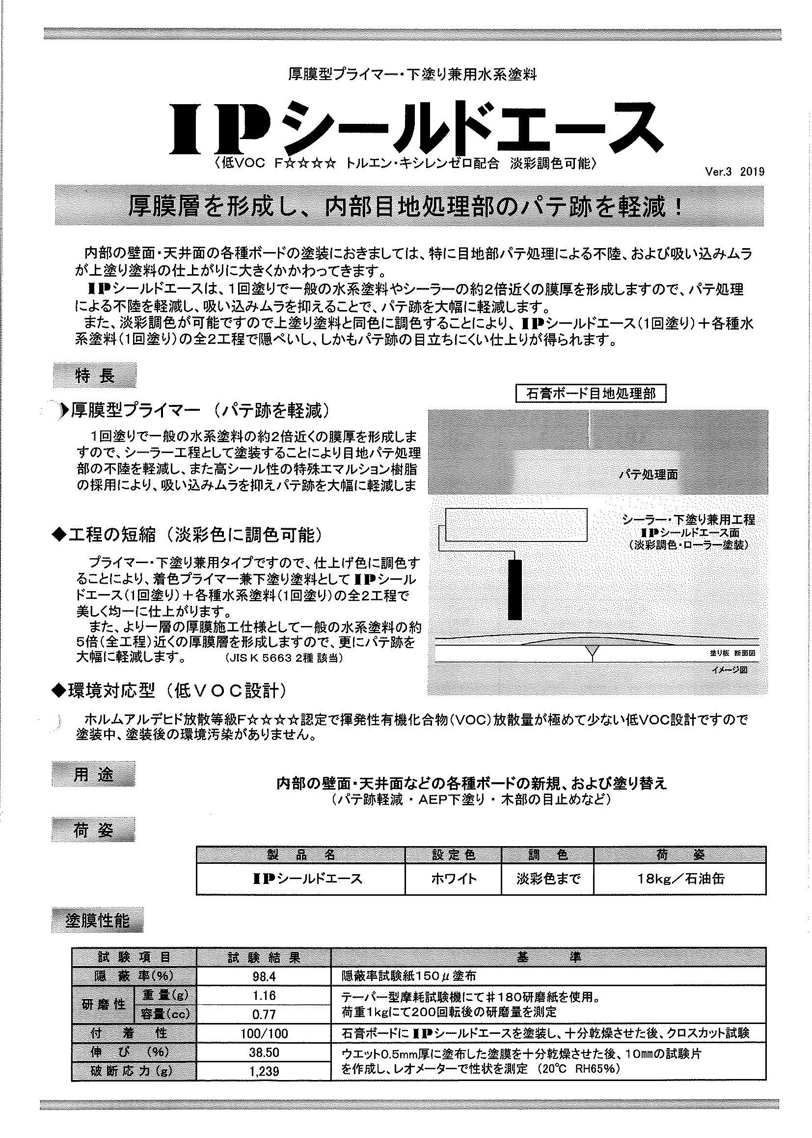 インターナショナルペイント　IPシールドエース　ホワイト　18ｋｇ｜クラフトメイト店