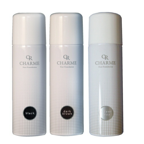 楽天市場】シャルム ヘアーファンデーション 80g 3点セット ダーク