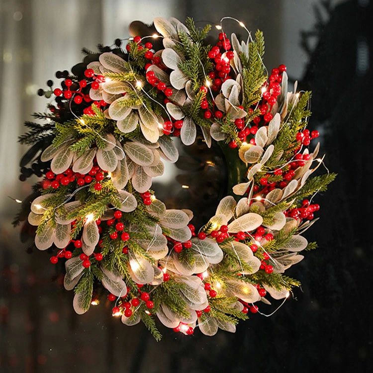 クリスマスリース 玄関 ドア クリスマスリース おしゃれ クリスマスライト LEDクリスマスツリー クリスマスリース キット 北欧 クリスマス 飾り ライト 屋外 クリスマスリース シンプル 置物 玄関 クリスマス 壁面 壁 庭 窓 飾り 店舗の装飾 庭園 居酒屋 公園 学園祭 文化祭