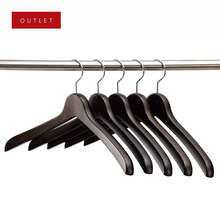 新品 ナカタハンガー NH-2 メンズ ジャケットハンガー スモークブラウン NAKATA HANGER NH-2/メンズジャケットハンガー/スモークブラウン