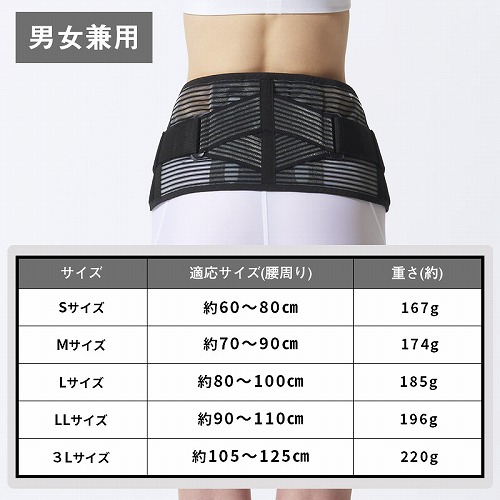 腰痛ベルトならDr.magico腰椎コルセット・ワイド・Pro
