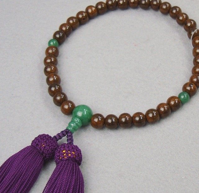 楽天市場】数珠 女性用 鉄刀木 赤瑪瑙 仕立 6ミリ玉 正絹頭付房 古代紫