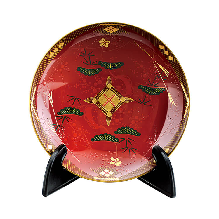 朱塗木製三々九度セット 楽天市場】朱 3.9 単盃(スタンド付) 桜(漆・手塗・手描) 天然木製 漆