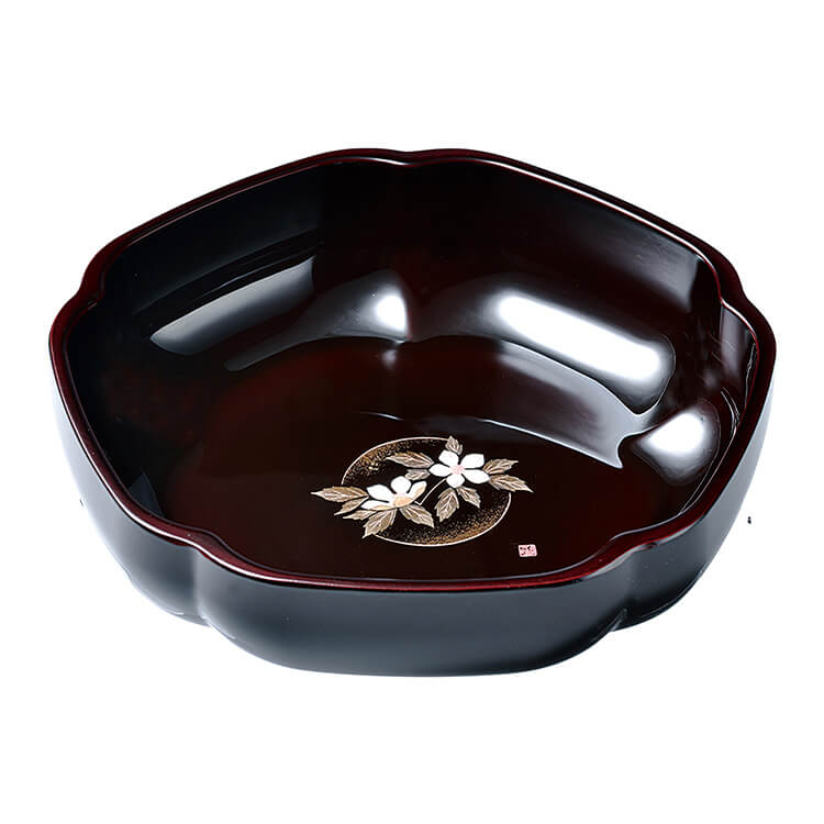会津塗　乾漆鉢　木製漆器　菓子鉢 会津塗り 天然木 乾漆鉢 漆器 菓子鉢 小物入れ 会津漆師道具 訳