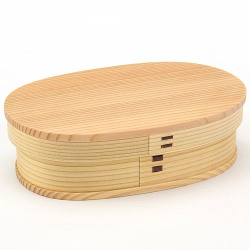 【置き目品!】大館曲げわっぱ 小判弁当 （小）【中仕切り別売り】★この商いものは日本国内売りわたすの置き目品です★《お買い出し足し加える金がさ3,980円で貨物輸送無料！》分け取り板は属するしていません。