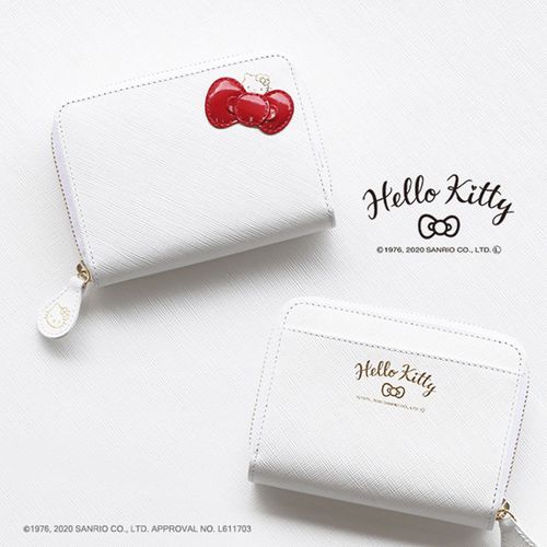 Sanrio(サンリオ)【HELLO KITTY】ハローキティの二つ折り財布★この商品は日本国内販売の正規品です★《お買い物合計金額3,980円で送料無料！》｜ナカヤオンライン