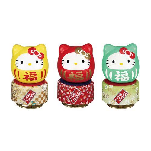 楽天市場】【送料無料】ハローキティ Hello Kity オルゴール ダルマ