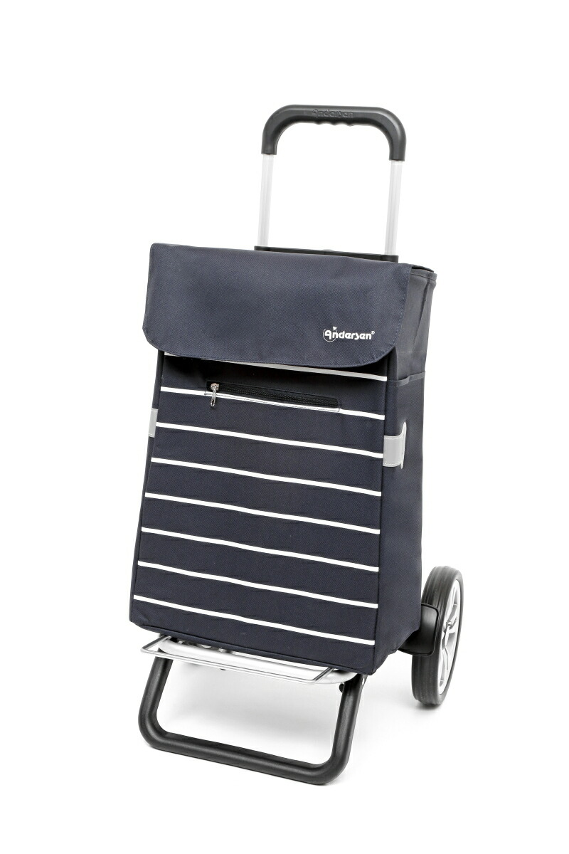 在庫有 ショッピングカート 買い物 折りたたみ おしゃれ 大容量 キャリーカート ドイツ製 正規品 Andersen Alu Star Shopper Lini Blue 超目玉 Fcipty Com