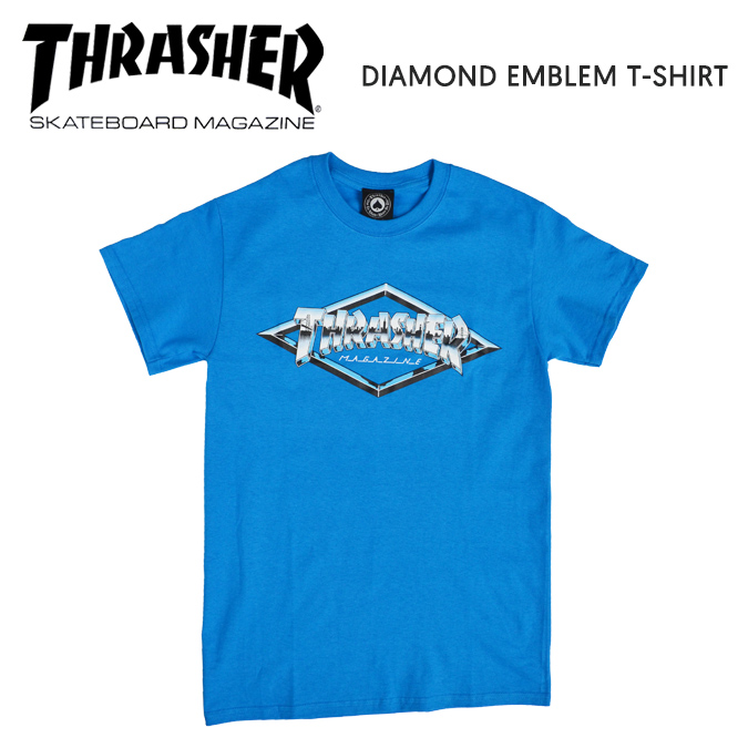 【楽天市場】【割引クーポン配布中】 THRASHER (スラッシャー) DIAMOND EMBLEM T-SHIRT Tシャツ Tee メンズ