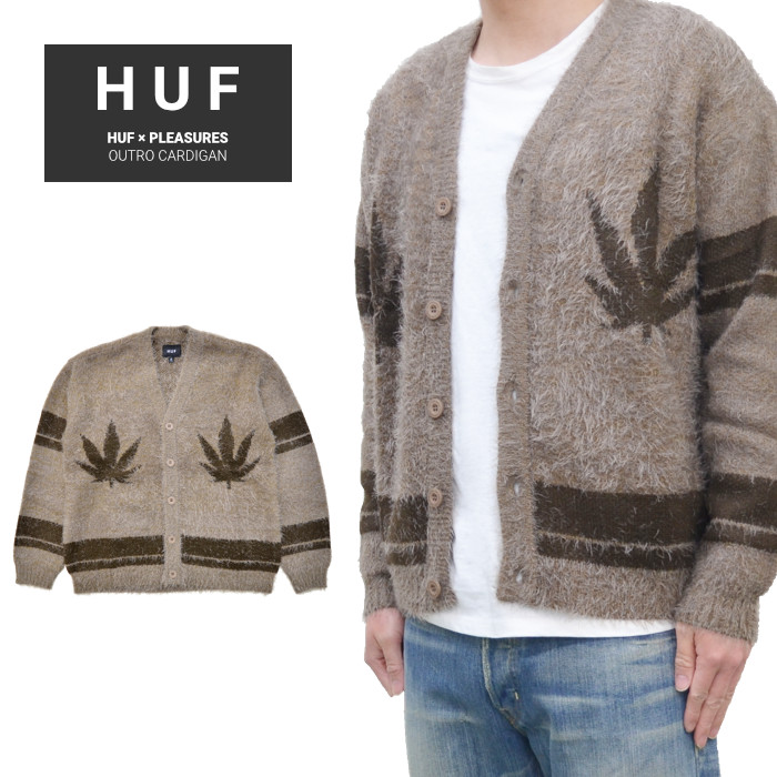 限定-HUF(ハフ•) OUTRO CARDIGAN メンズ トップス カーディガン